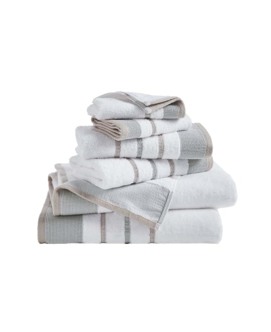 . Luxurious Cotton Decorative 6-Piece Bath Towel Set