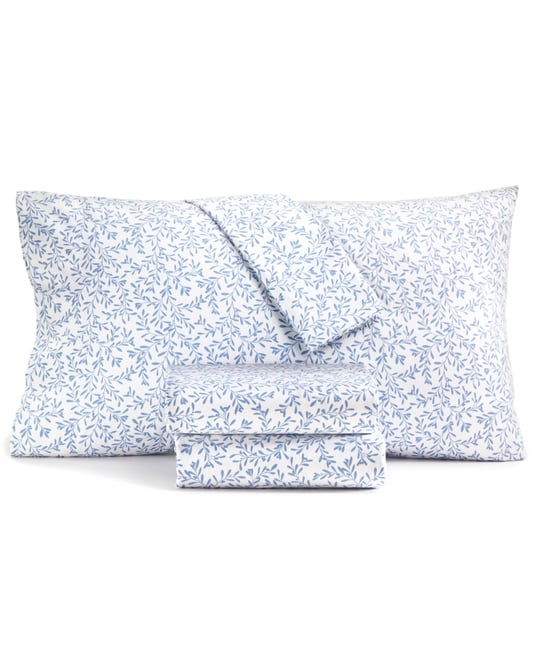 550 Thread Count Printed Cotton 4-Pc. Sheet Set, King, Exclusively at Macy's