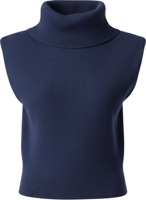 Women's Turtleneck Sleeveless Sweater