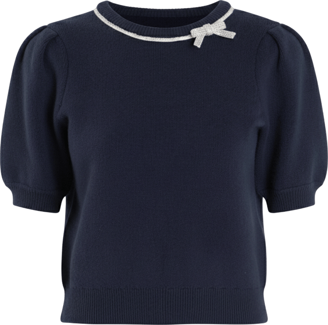 Women's Rhinestone Bow Knit