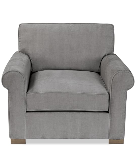 Marlyann Fabric Roll Arm Accent Chair, Exclusively at Macy's