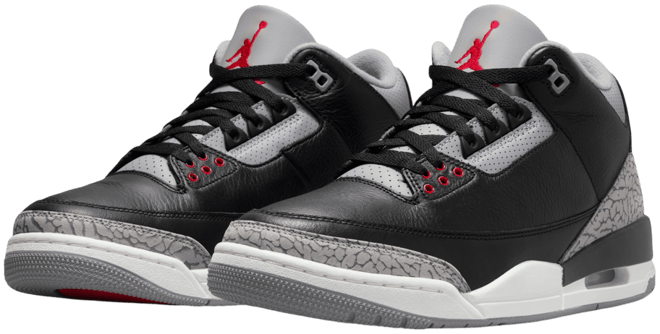 Air Jordan 3 Retro "Black Cement" รองเท้าผู้ชาย
