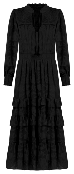 AQUA Lace Tiered Dress - Exclusive | Bloomingdale's