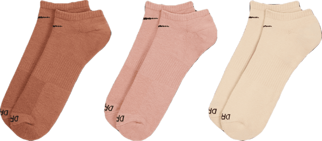 Nike Everyday Plus Cushion Training No-Show Socks (3 Pairs)