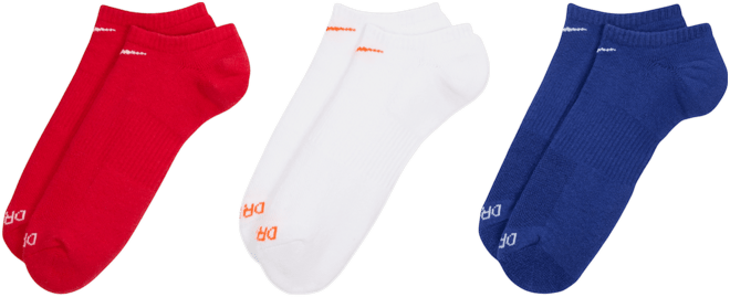 Nike Everyday Plus Cushion Training No-Show Socks (3 Pairs)