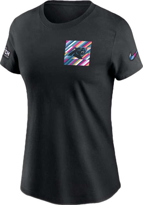 Women's  Black Carolina Panthers 2023 Nfl Crucial Catch Sideline Tri-Blend T-shirt