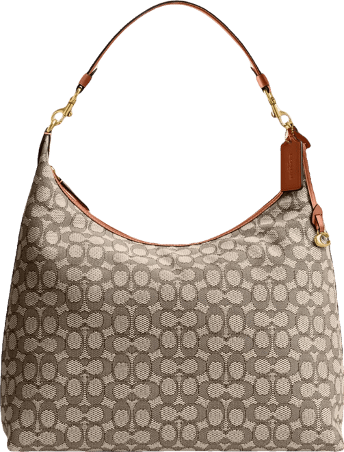 COACH Juliet Medium Logo Print Jacquard Shoulder Bag