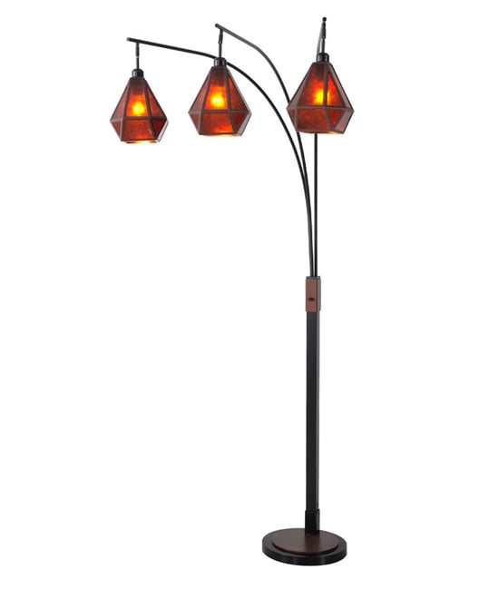 Artifact 86" 3 Light Switch Arc Floor Lamp