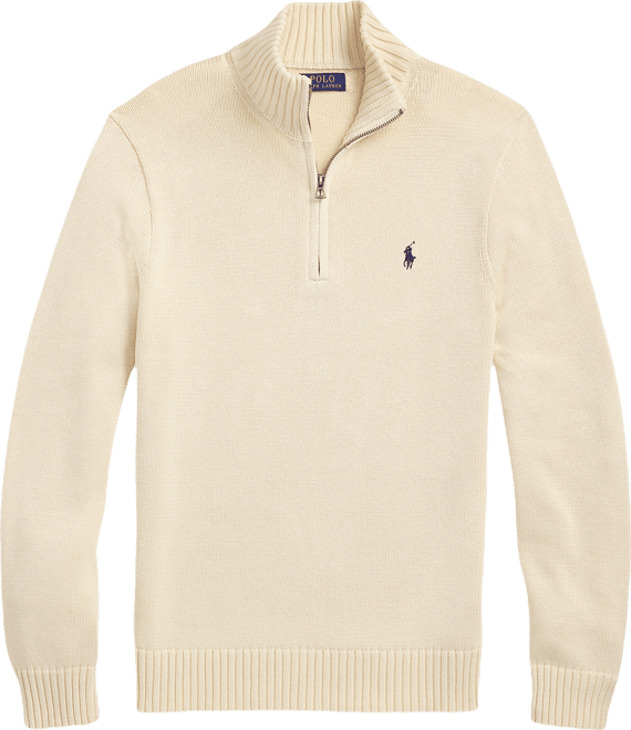 NWOT Ralph Lauren Polo Quarter Zip buy 100% Cotton Sweater