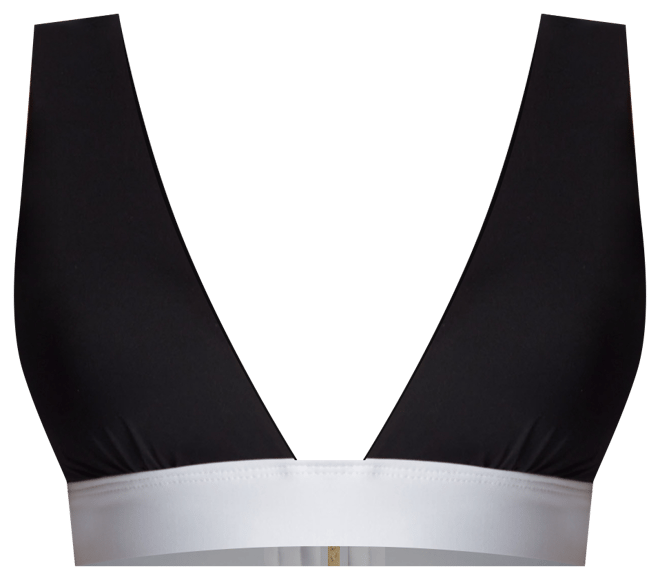 RALPH LAUREN☆バンド付きモダン Vネック ブラ スイムトップ Lauren Ralph Lauren Women's Banded Modern V-Neck Bikini Top