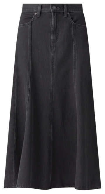 Women's Fit & Flare Denim Skirt