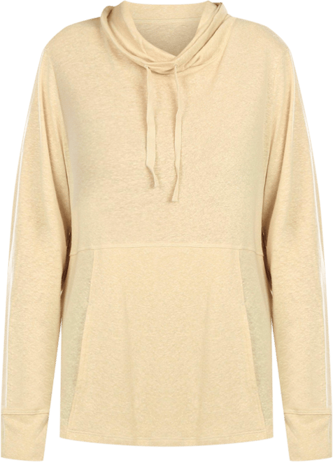 Reel Legends Womens Active Long Sleeve Cowl Top