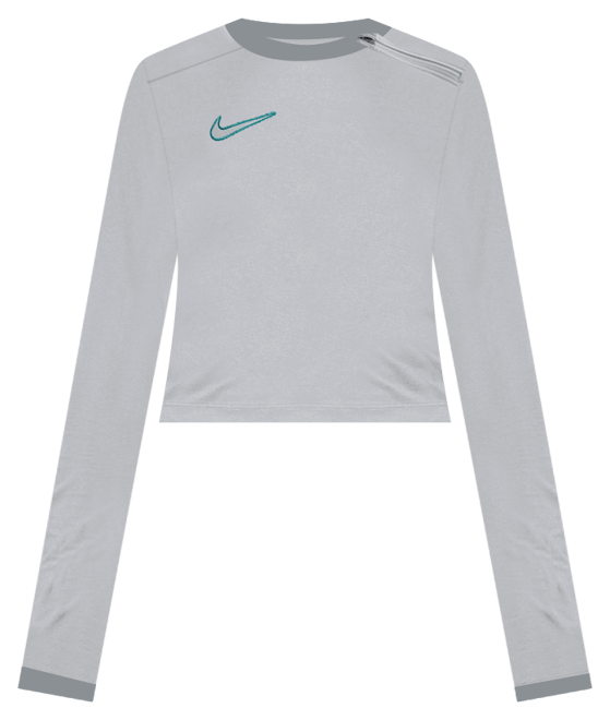 Nike Academy Dri-FIT voetbaltop met ronde hals en lange mouwen voor dames