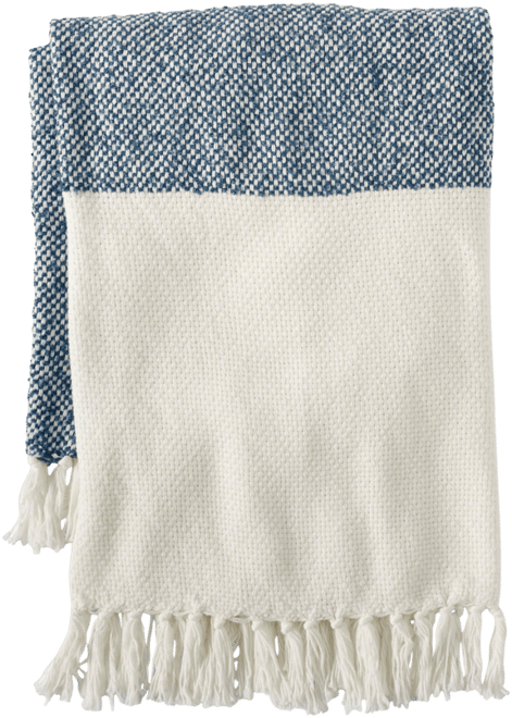 Color Block Throw Blanket