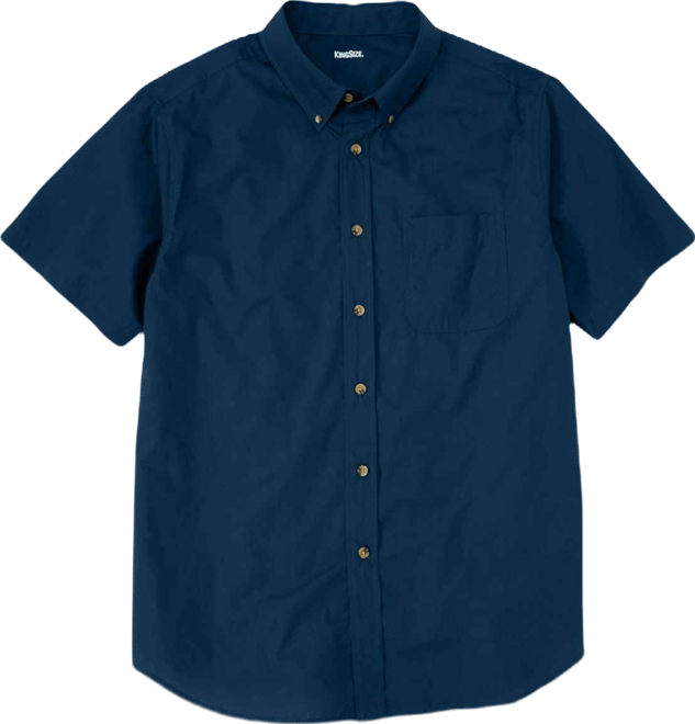 Big & Tall Short Sleeve Wrinkle-Free Sport Shirt