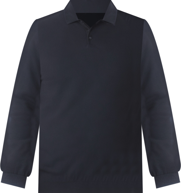 Men's Big & Tall Lightweight Polo Sweater