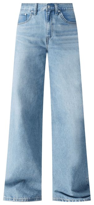 Women's Cinch-Waist Lightweight Baggy Jeans