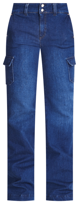 Women's Cargo Mini Bootcut Jeans