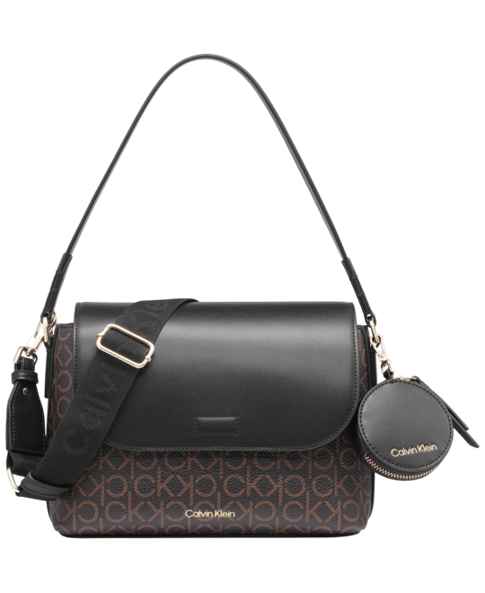 Millie Signature Flap Convertible Small Shoulder Bag
