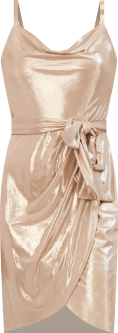 Women's Metallic Sheath Dress