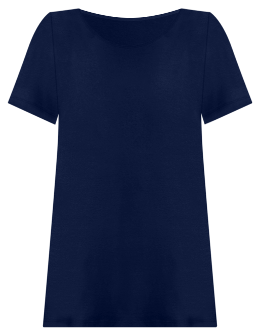 Women's Cotton Short-Sleeve Scoop-Neck Top, Exclusively at Macy's