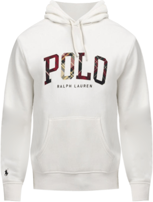 Shop Polo Ralph Lauren Fleece Tartan Hoodie 710954245003-NEV