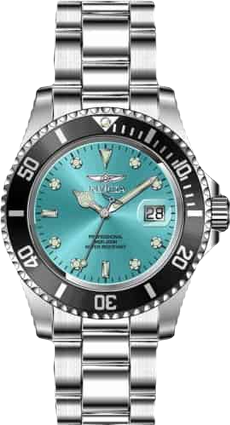 Men's 47356 Pro Diver Quartz 3 Hand Turquoise, Blue Dial Watch