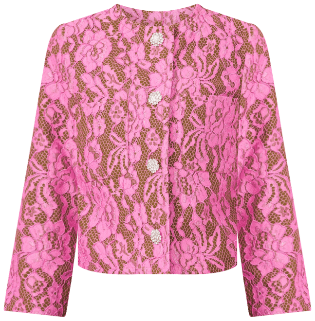 Women's Lace Cropped Jacket