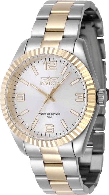 Women's 47469 Specialty Quartz 3 Hand Silver Dial Watch