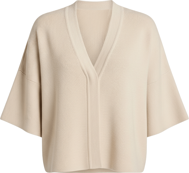 Women's Plus Size Wide Sleeve Sweater