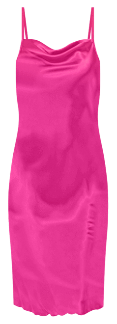 Women's Satin Midi Slip Dress