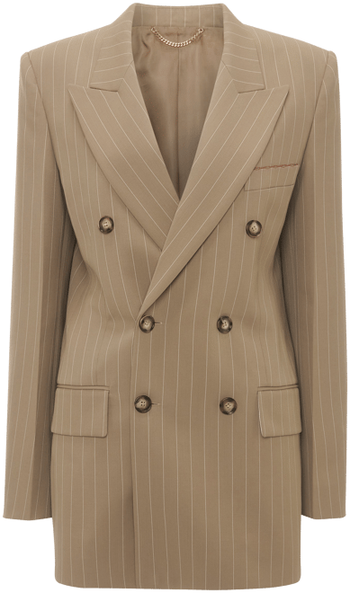 Double Breasted Mens Jacket In Sandstorm