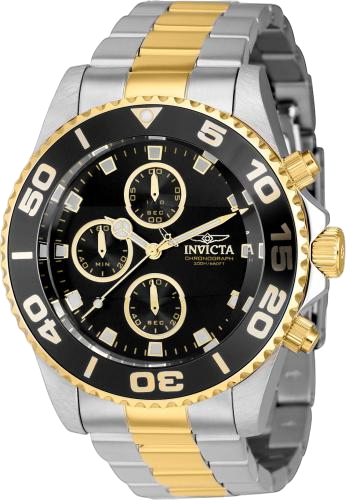 Men's 43407 Pro Diver Quartz Chronograph Black Dial Watch