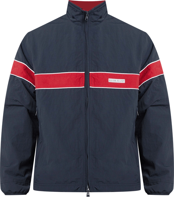 Men's Long Sleeve Mock Neck Windbreaker Jacket