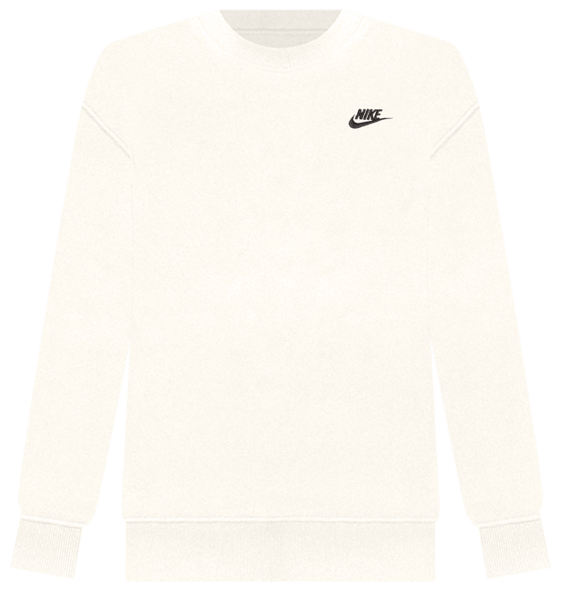 Nike Club Fleece Bol Kesimli Fransız Havlu Kumaşı Erkek Crew Üstü