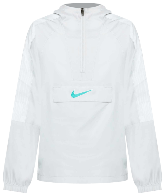 Nike Academy Fußball-Trainingsjacke mit Kapuze und Halbreißverschluss (ältere Kinder)