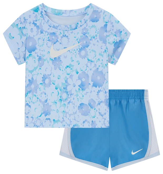 Nike Flow-Ral Little Kids' 2-Piece Colorblocked Tempo Set