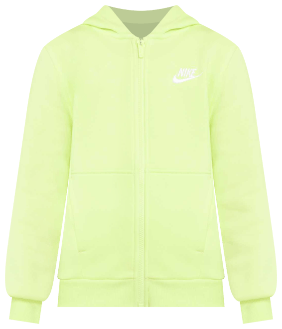 Nike Sportswear Club Fleece Sudadera con gorro de cierre completo para niños talla grande