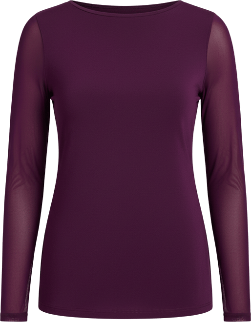 Women's Sheer Sleeve Tee