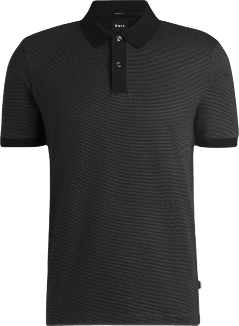 Boss by  Men's Mercerised-Cotton Polo Shirt
