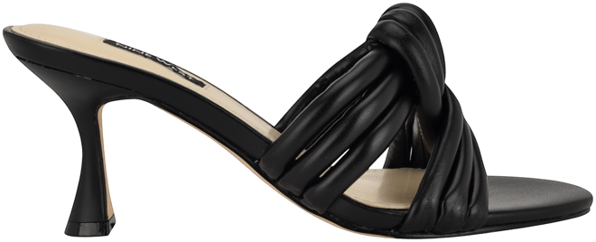 Nine West Women's Norene Slip On Tapered Heel Dress Sandals