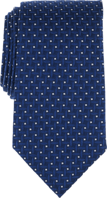 B by  Men's Windwheel Solid Dot Tie