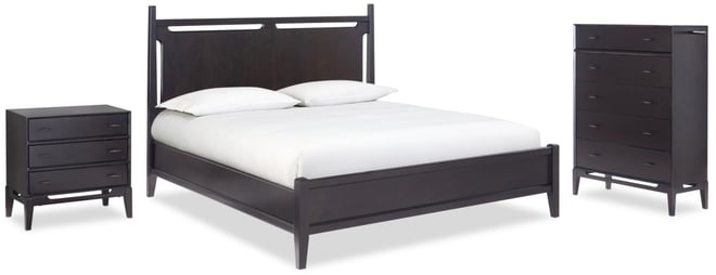 Addelyn 3 Pc. Set (Queen Panel Bed, Chest & 3-Drawer Nightstand)