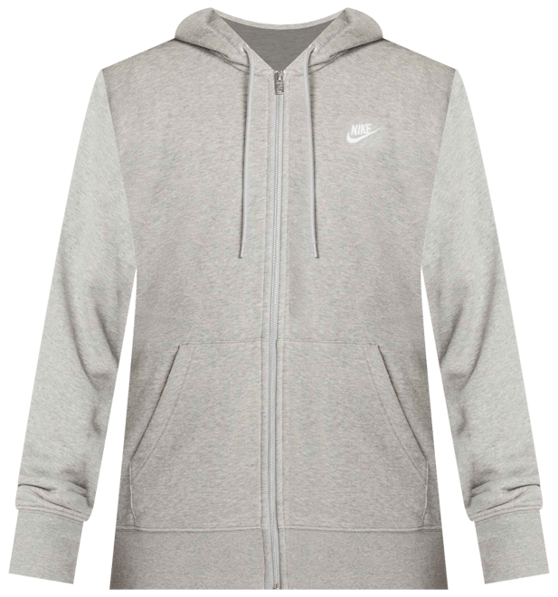Nike Club Tam Boy Fermuarlı Fransız Havlu Kumaşı Erkek Kapüşonlu Üstü
