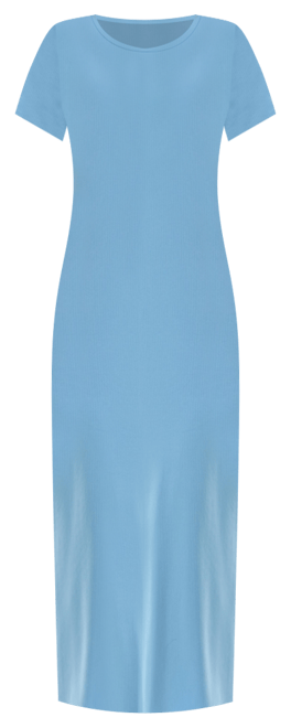 Women's Rib Maxi T-Shirt Dress