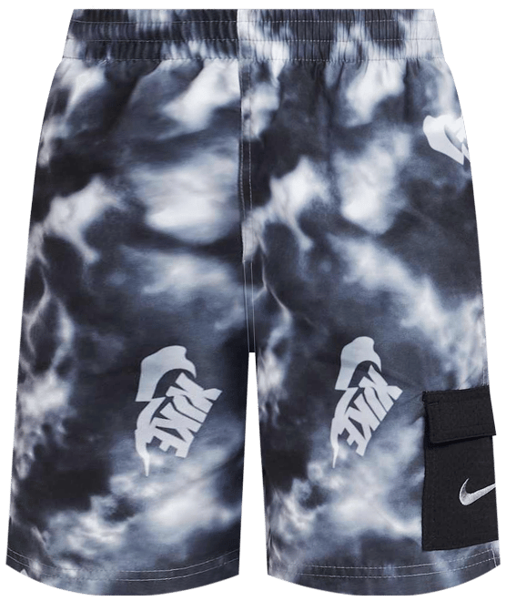 Nike Swim Voyage Shorts cargo de 18 cm con forro de ropa interior para niño talla grande