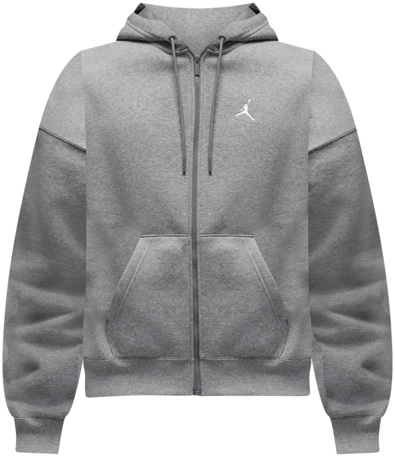Jordan Brooklyn Fleece Bol Kesimli Tam Boy Fermuarlı Erkek Kapüşonlu Üstü