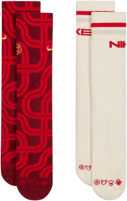 Nike Everyday Plus 'LNY' Cushioned Crew Socks (2 Pairs)