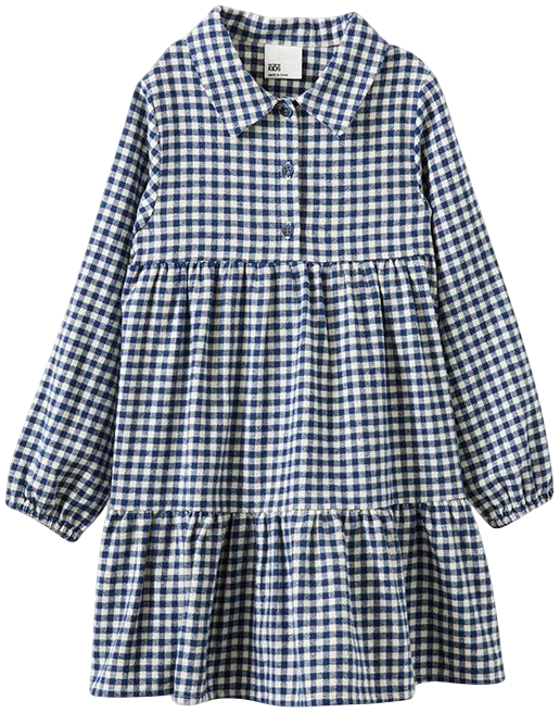Girls Little Big Josie Woven Long Sleeve Dress