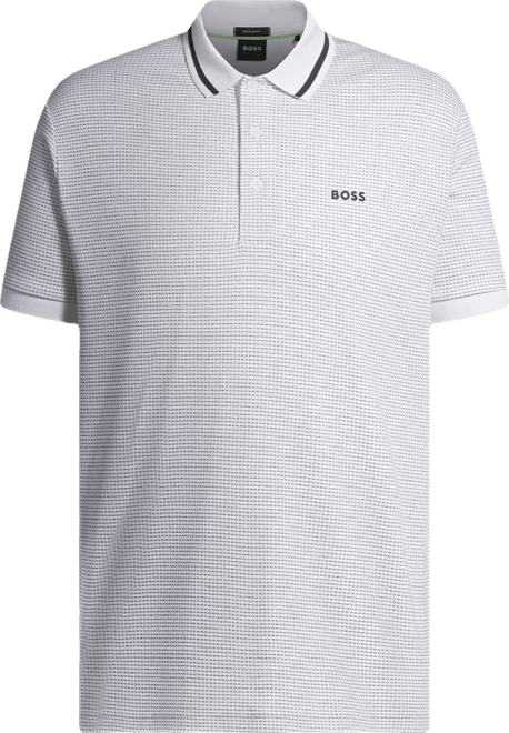 Boss by  Men's Jacquard Regular-Fit Paddy Polo